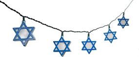 img 3 attached to 🕎 Kurt Adler Hanukkah Star of David Light Set, UL Listed, 10-Lights