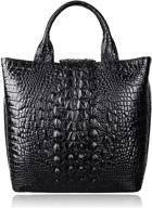 👜 pijushi crocodile designer satchel handbags & wallets for women - enhancing satchels logo