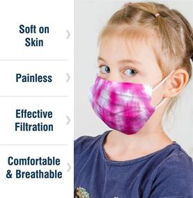 img 1 attached to 🎭 Protective Camo Face Masks for Kids - WeCare Disposable, Individually Wrapped (50 Masks)