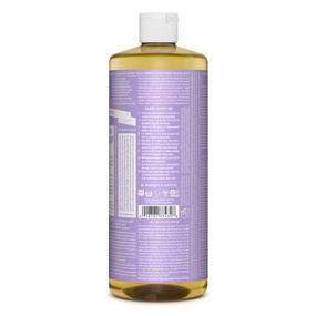 img 3 attached to Жидкое мыло Dr. Bronner’s Pure-Castile (лаванда, 32 унции, 2 штуки) - органическое, 18-в-1 применений: лицо, тело, волосы, белье, животные, посуда - концентрированное, веганство, не ГМО.