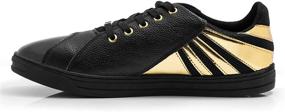 img 1 attached to 👞 Negash Men's Black Chukka Sneakers (Size 8)