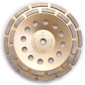 img 4 attached to 💎 Whirlwind USA GSD 7 in. Diamond Grinding Cup Wheel - Enhanced Efficiency with Double Row Standard and Higher Diamond Concentration (7'')