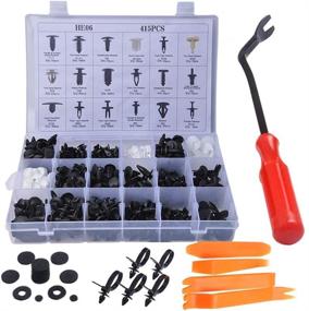 img 4 attached to 🚗 435 Pcs Car Retainer Clips & Plastic Fasteners Kit - Premium Door Bumper Trim Clip Rivets Push Pin Rivets Set for GM Ford Toyota Honda Chrysler - 19 Most Popular Sizes by OTUAYAUTO
