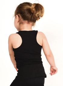 img 3 attached to 👚 Racerback Tank Top for Girls - Lilax Girls Clothing for Tops, Tees & Blouses