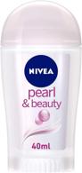 nivea 48h pearl & beauty anti-perspirant stick - 40 ml / 1.3 oz logo