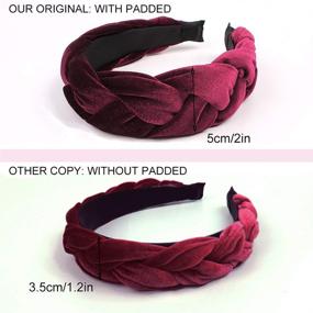 img 3 attached to Ободки для волос женские "Headbands Women Hair Head Bands