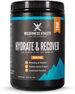 🍑 wilderness athlete - hydrate & recover: liquid electrolyte drink mix for faster recovery with bcaas and 1000mg of vitamin c - 30 servings (arizona peach) logo