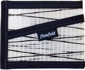 img 1 attached to Flowfold Recycled Sailcloth Pocket Sleeve Men's Accessories for Wallets, Card Cases & Money Organizers
