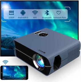 img 4 attached to Projector Bluetooth Wireless Projectors 1920X1080