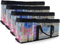 portable storage movies carrying handles logo