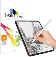 paperlike anti blue light screen protector for ipad air 4 10.9 - [1+1 pack], healing shield 1-pack includes matte back protection film for enhanced screen visibility and device care logo