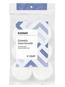 img 3 attached to 🧼 Solimo Cosmetic Foam Rounds - Pack of 6, 12 ct - Amazon Brand