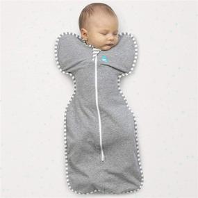 img 2 attached to Gray Love To Dream Swaddle UP for Small Babies (8-13 lbs) - Improve Sleep Dramatically with Arms Up Position for Self-Soothing, Snug Fit Calming Startle Reflex