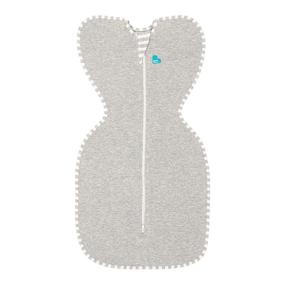 img 4 attached to Gray Love To Dream Swaddle UP for Small Babies (8-13 lbs) - Improve Sleep Dramatically with Arms Up Position for Self-Soothing, Snug Fit Calming Startle Reflex