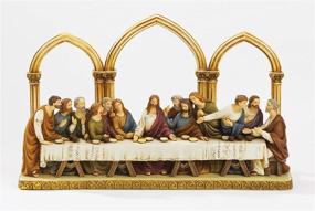 img 1 attached to Roman Religious Figurine: The 🕍 Last Supper with Stunning Florentine Arches
