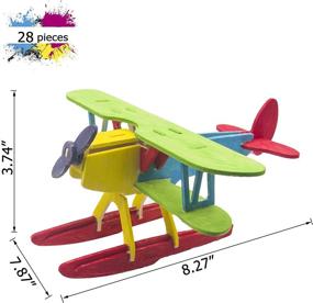 img 2 attached to Hydroplane Assembly Puzzle Project for Airplanes