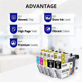 img 3 attached to 🖨️ Fastink LC3013 Compatible Ink Cartridge Replacement (10 Pack) for Brother LC3011 LC-3013 - High Yield Ink for Brother MFC-J491DW MFC-J895DW MFC-J690DW MFC-J497DW Printer