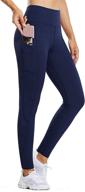 baleaf women's fleece-lined water-resistant legging with high waist, thermal winter hiking and running pants with pockets logo