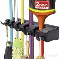 img 1 attached to 🧹 Wall Mount Mop and Broom Holder review by Linda Diaz
