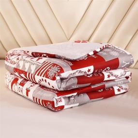 img 3 attached to Geilioo Christmas Reversible 1Comforter 2Pillowcases