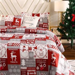 img 2 attached to Geilioo Christmas Reversible 1Comforter 2Pillowcases