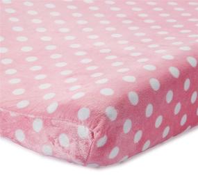 img 2 attached to 🌸 Premium Pink Dots Changing Pad Cover: Summer Ultra Plush Comfort!