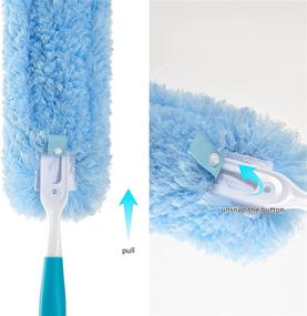 img 3 attached to Sunroom Microfiber Duster - Washable & Removable for Effortless Cleaning