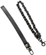 👜 beaulegan purse wrist straps – genuine leather replacements for clutch pouch – set of 2 pcs in black logo