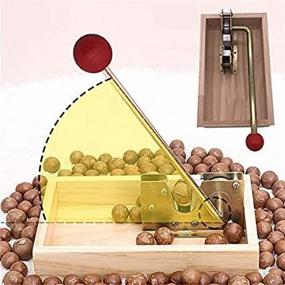 img 1 attached to 🌰 Adjustable Heavy Duty Manual Pecan and Macadamia Nutcracker Tongs - Nut Cracker Machine with Handle for Walnuts, Chestnuts, Pecans, Hazelnuts, Almonds - Efficient Shell Peeling Tool