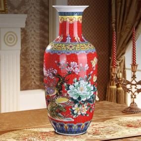 img 2 attached to Ufengke Jingdezhen Ceramic Handmade Decorative Home Decor