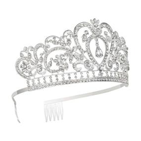 img 3 attached to 👑 Makone Crystal Crowns and Tiaras with Comb for Girls or Women | Christmas, Birthday, Halloween, Party, Wedding Tiaras | Valentines Gifts | Style-6