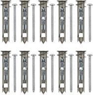 unvert zinc e-z anchors with screws toggle kit, 25 zinc self drilling toggle anchors with 25 phillip screws - easy installation hardware set for various applications logo