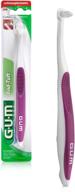 🦷 gum - 6-pack end-tuft toothbrush for hard-to-reach areas with soft bristles - 10070942003084 logo