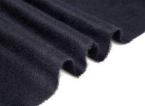 img 1 attached to Cashmere Scarfs Pashminas Blanket 1 Black Women's Accessories