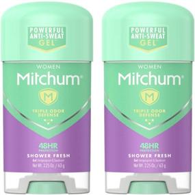 img 3 attached to 🚿 Mitchum for Women Clear Gel Antiperspirant & Deodorant-Shower Fresh-2.25 oz, 2 pk: Long-Lasting Protection and Freshness