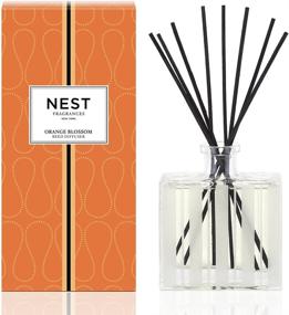 img 1 attached to 🍊 NEST Fragrances Reed Diffuser- Orange Blossom: Invigorating Aroma in a 5.9 fl oz Bottle