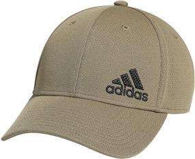 img 4 attached to adidas Men's Stretch Fit Structured Cap - Release II Model