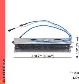 img 3 attached to 🔥 Durable Durablow IR Heating Heater Element Replacement for Heat Surge & Real Flame Electric Fireplaces (HS-30000216)