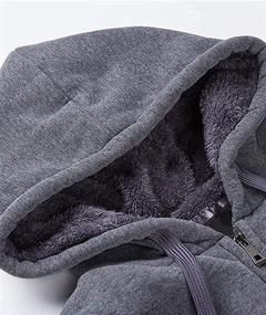 img 1 attached to SCODI Hoodies Heavyweight Fleece Sweatshirt Men's Clothing for Active