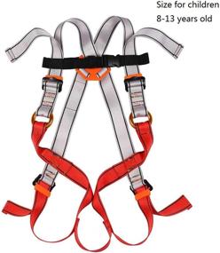 img 3 attached to 🧗 HandAcc Kids Full Body Climbing Harness, Youth Seat Belts for Outdoor Expanding Training, Caving, and Rock Climbing