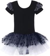 🩰 polka dot leotard ballerina dancewear for girls' clothing and active logo