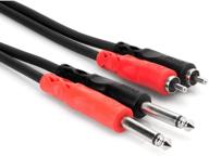 🔌 hosa cpr-204 4 meter dual 1/4" ts to dual rca stereo interconnect cable logo