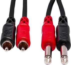 img 1 attached to 🔌 Hosa CPR-204 4 Meter Dual 1/4" TS to Dual RCA Stereo Interconnect Cable