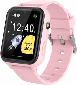 img 4 attached to 📱 Ultimate Kids Smart Watch: Phone, SOS, MP3, Camera, Games & More!