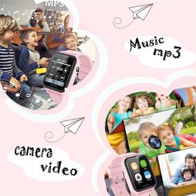 img 1 attached to 📱 Ultimate Kids Smart Watch: Phone, SOS, MP3, Camera, Games & More!