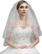 sarahbridal white and ivory crystal wedding veil accessory with comb for communion логотип