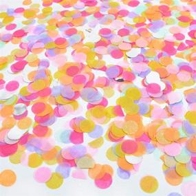 img 4 attached to Confetti Colorful Metallic Valentines Decorations