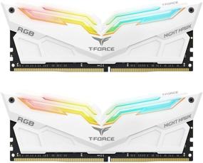 img 4 attached to TEAMGROUP T-Force Night Hawk RGB 3200MHz 16GB Kit (2X8GB) CL16 DDR4 SDRAM (PC4-25600) Desktop Memory Module Ram TF2D416G3200HC16CDC01 - White