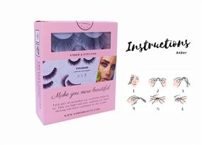 img 3 attached to Lashes Eyelashes Dramatic Crossed Multipack
