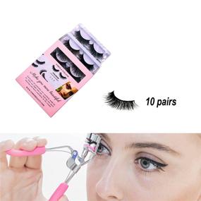 img 1 attached to Lashes Eyelashes Dramatic Crossed Multipack